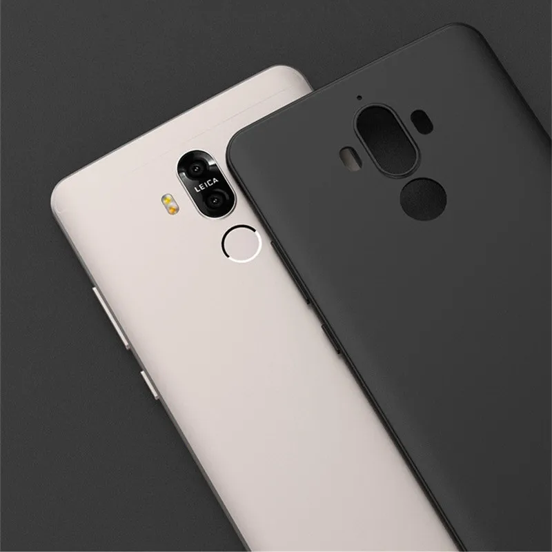 Чехол для телефона huawei Mate9 мягкий тонкий крышка с черной диафрагма скраб ТПУ