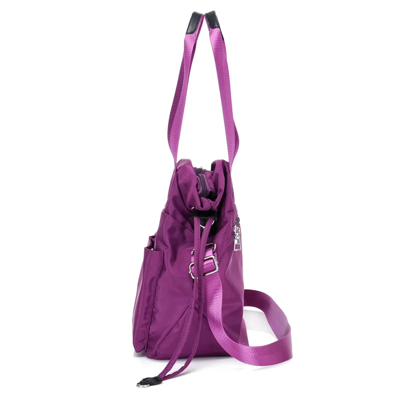 النساء Crossbody أكياس حقيبة يد متعددة الاستخدامات للماء النايلون حمل الأزياء حقيبة ساع للنساء السفر الأعلى مقبض الكتف محفظة