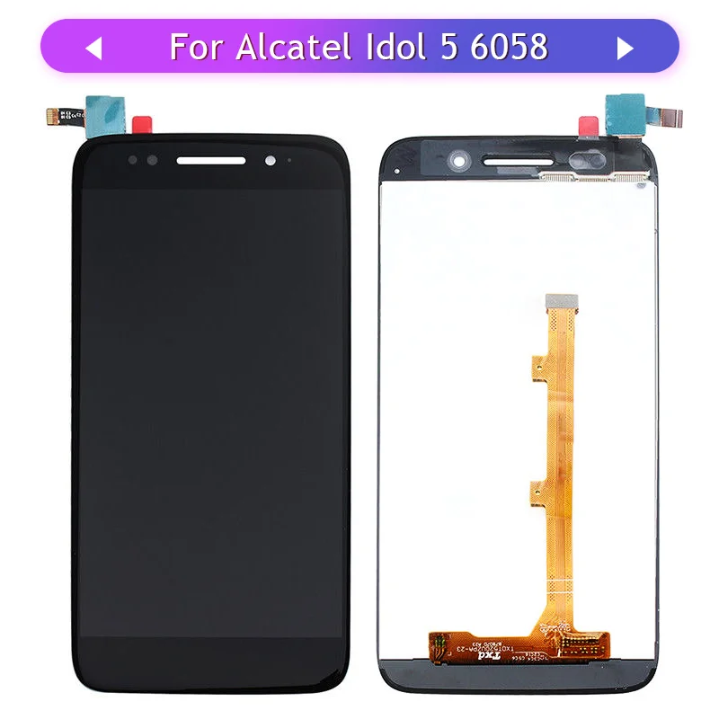 

OT6058 Screen For Alcatel Idol 5 6058D 6058X 6058 LCD Display Touch Screen Assembly Glass Digitizer Replacement For Alcatel 6058