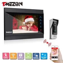 Tmezon Smart IP Video Door Phone 7″ TFT Monitor 1200TVL Camera Intercom Security Doorbell System Unlock Via Monitor and Phone