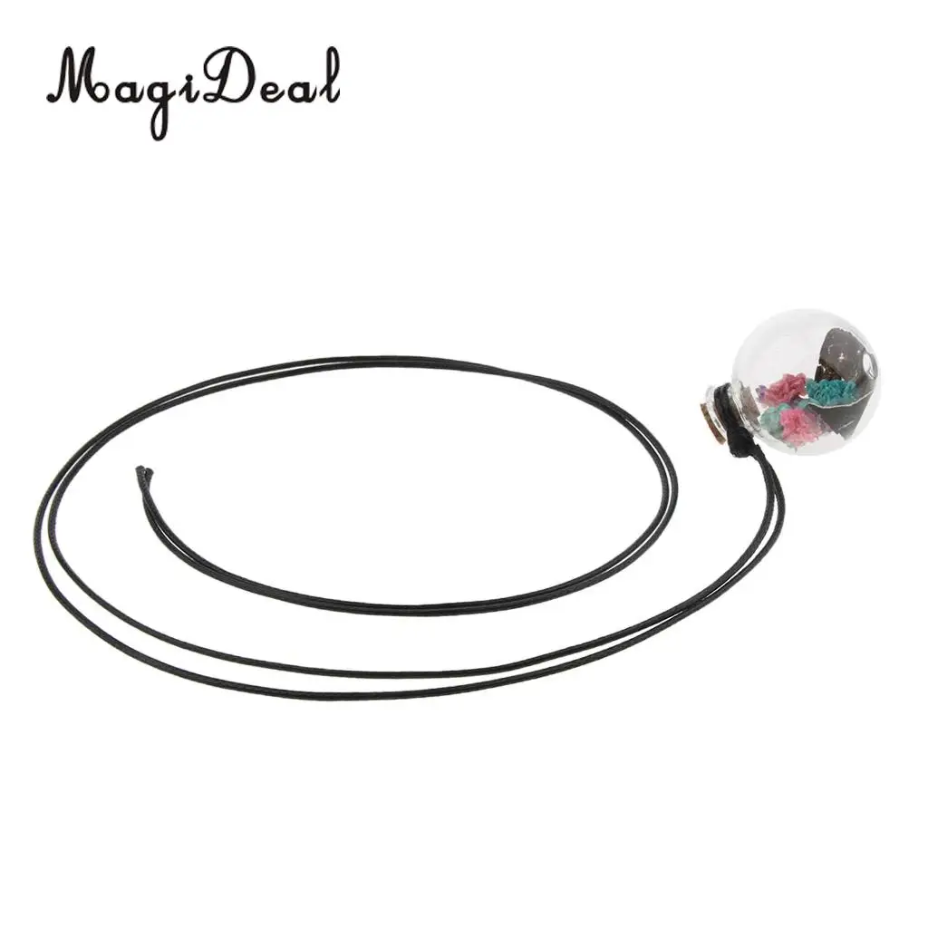 5ML Glass Aromatherapy Bottle Pendant Essential Oil Diffuser Vials for Car or Home