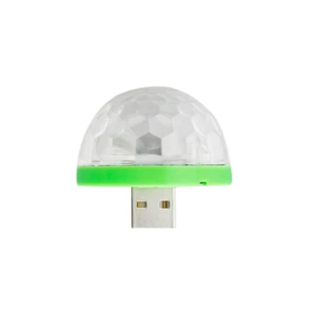 

3w Led Holiday Lights Dj Light Color Changing Sound Actived Crystal Magic Mini Disco Ball Ktv Xmas Wedding Party Soundlights