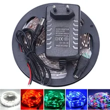 5050แถบLEDไฟ12โวลต์ที่มีความยืดหยุ่นตกแต่งบ้านแสงLEDเทปRGBอบอุ่นสีขาวcuttable 1เมตร/2เมตร/4เมตร/5เมตรอะแดป...(China)