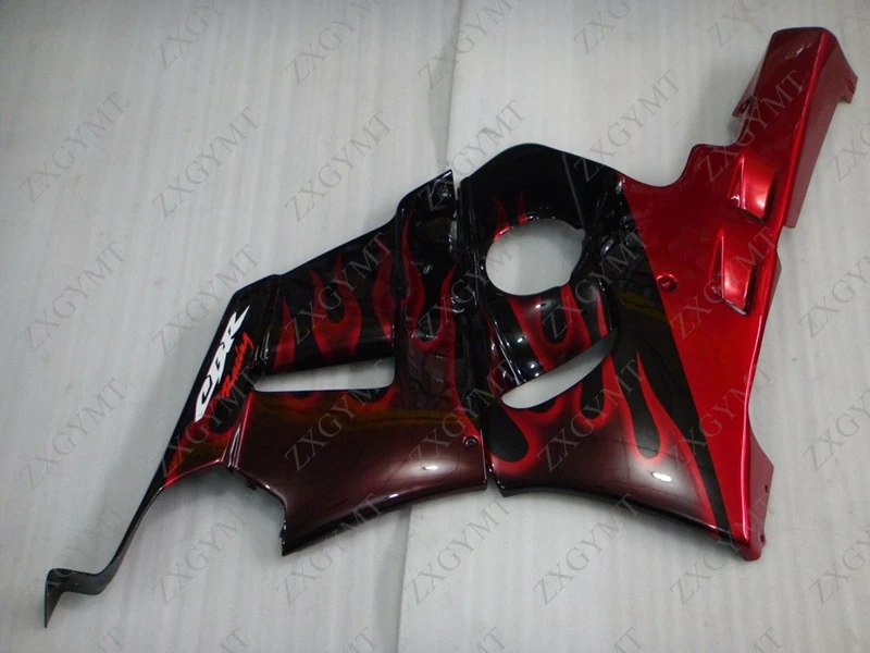 Обтекатели CBR 400 RR 1990 1999 MC29 Red узор пламени для обтекателя из пластика Abs CBR400RR 94 95