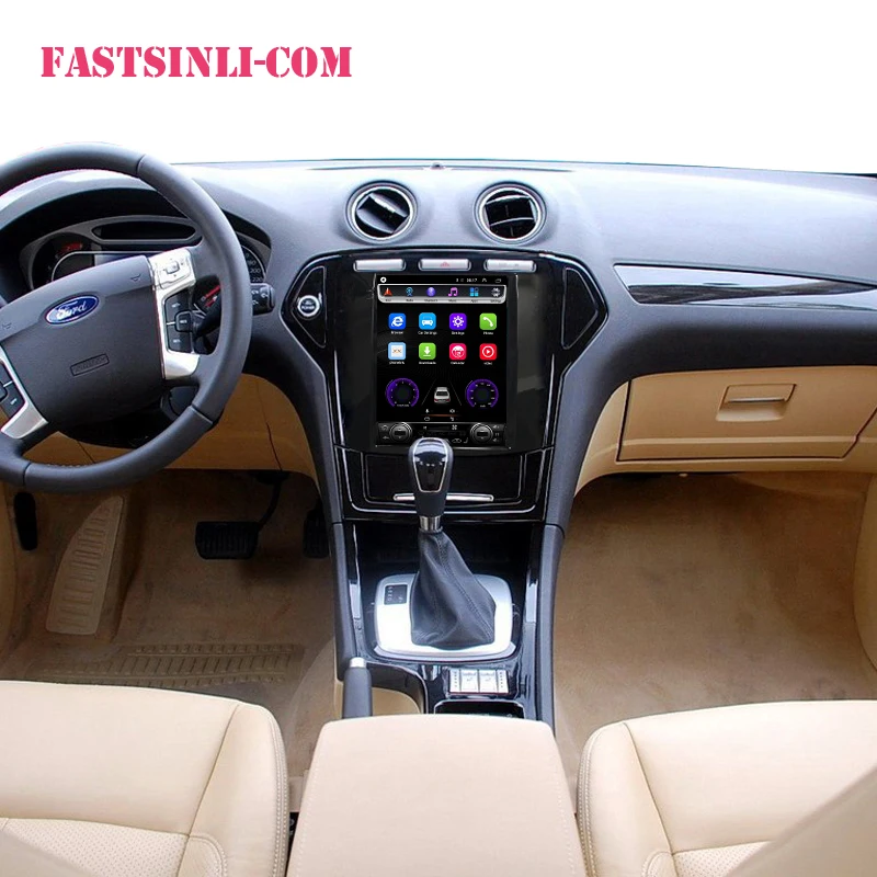 Clearance 64GB Android8.1 Tesla style Car GPS Navigati for Ford Mondeo 2007-2010 yea Vertical  screen GPS multimedia radio navigaton 5