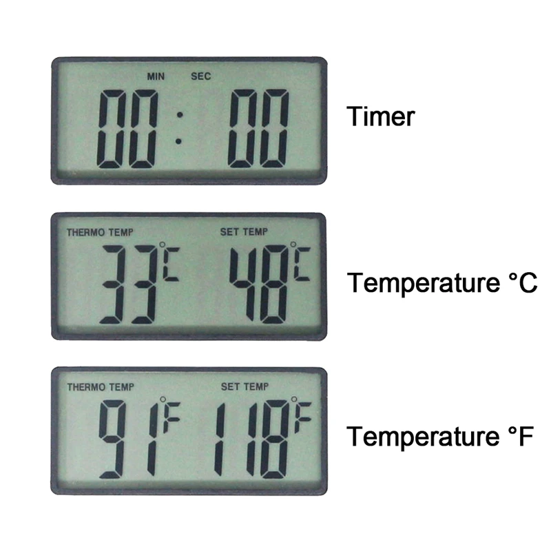 Цифровой термометр для приготовления барбекю, печи, мяса, кухни, еды, измеритель температуры для гриля, функция таймера с зондом из нержавеющей стали
