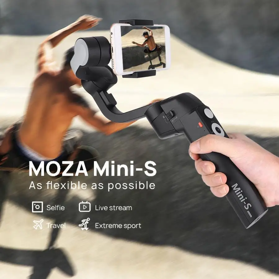 

Snoppa 3-Axls Foldable Pocket Handheld Gimbal Stabilizer Folding Stabilizer for with Charger