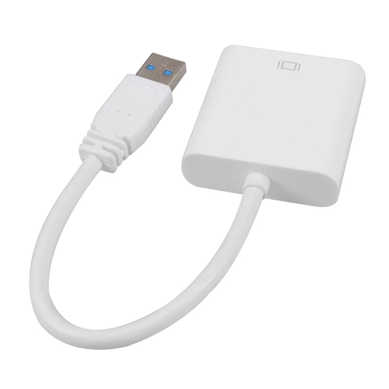 EGRINCY USB 3,0 мужчина к вставной конвертер для vga видео графический дисплей карта Внешний кабель адаптер 1080 P для ПК проектор для ноутбука тв