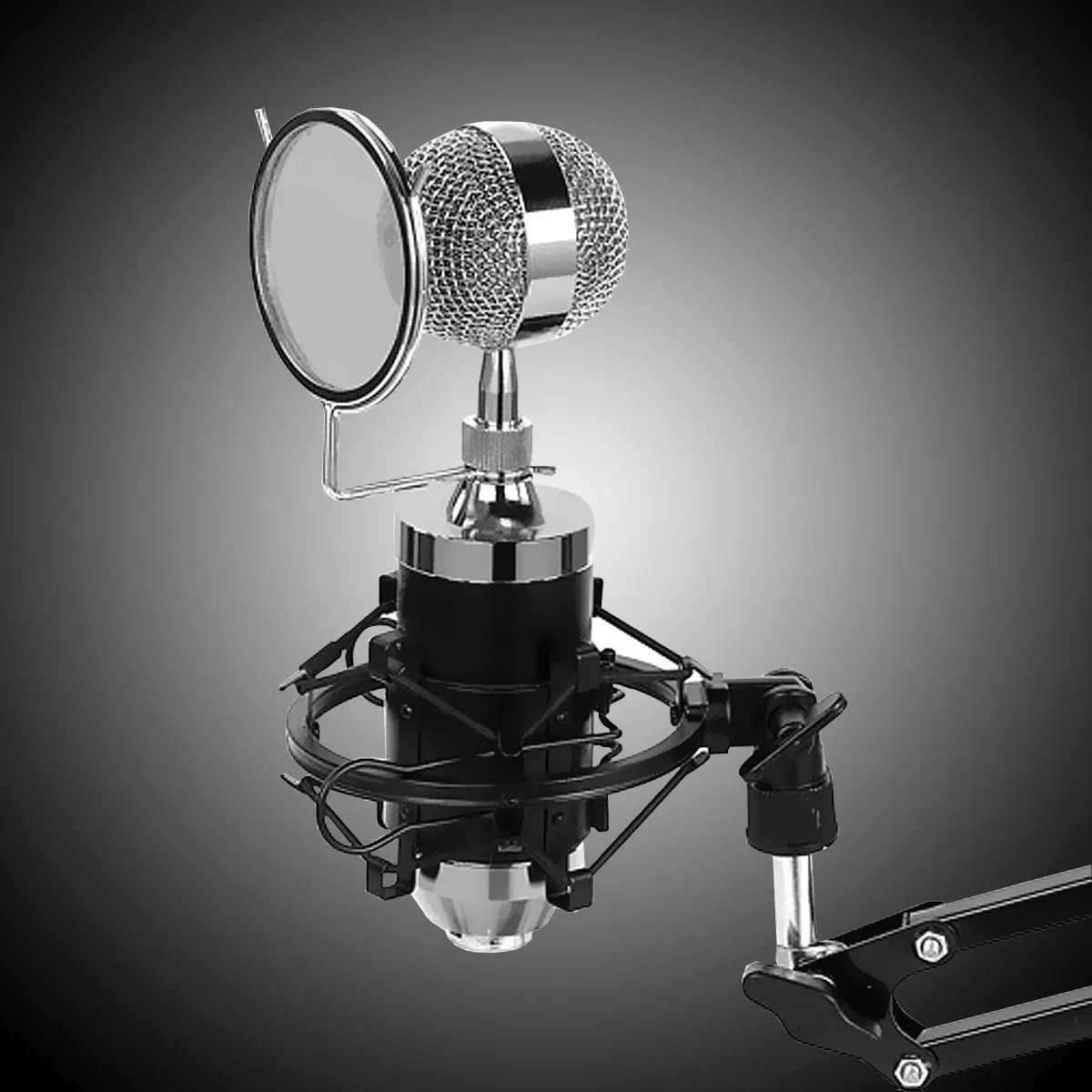 IRIN 3.5mm Sound Studio Recording Microphone Network Singing Podcast Mic Plug Stand Holder Filter KTV Karaoke Live Equipment