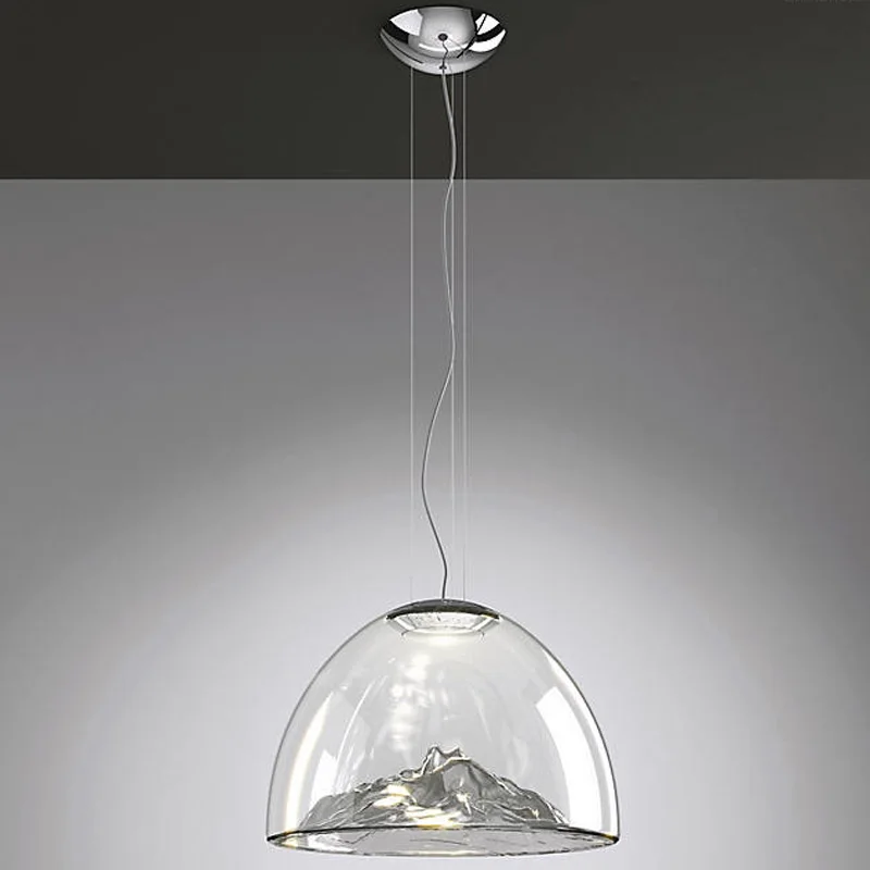 Современный скандинавский светодиодный подвесной светильник с пламенными горами, светильник для столовой и кухни, дизайнерские промышленные подвесные лампы, светильник ing
