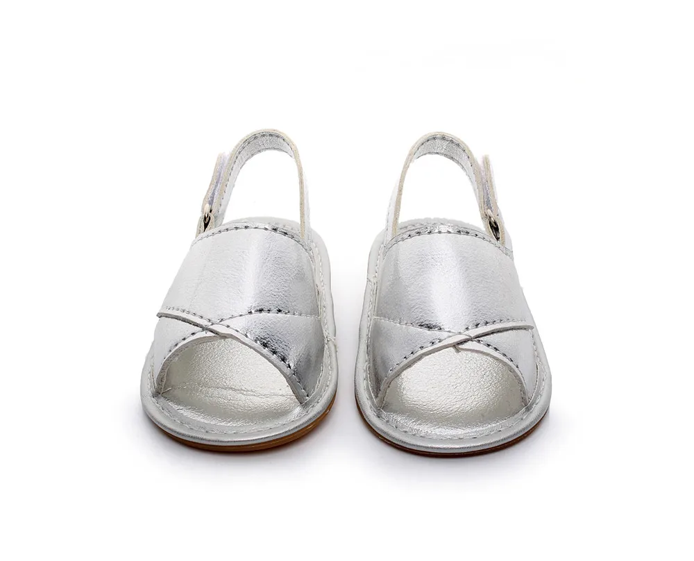 Детская обувь для малышей; детские мягкие сандалии для девочек и мальчиков; однотонные пляжные сандалии; Летние кожаные кроссовки для малышей