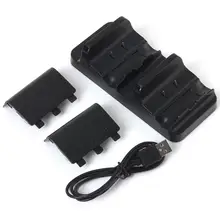 H зарядное устройство для док-станции с двумя зарядными батареями для xbox ONE контроллеры геймпады