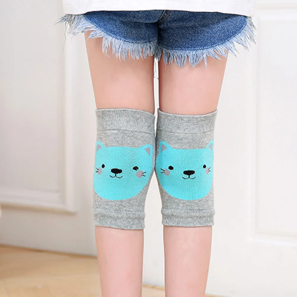 

Children Cartoon Leg Warmers Cat Socks Baby Protection Safety Knee Pads Warmers Knee Protector Baby Kids Accessories #C