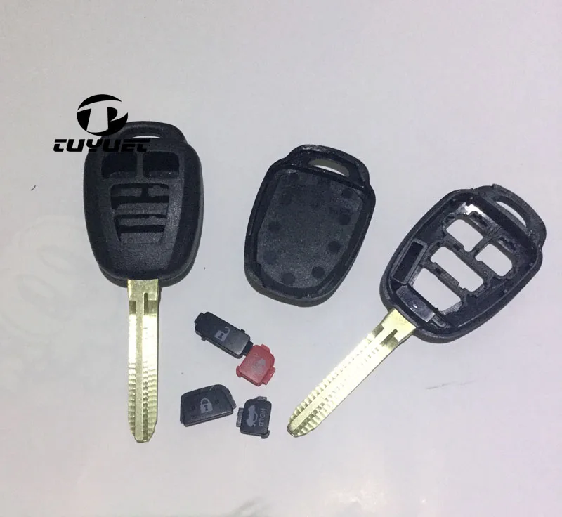 Toyota 2012 Remote Key Shell 3+1 Button TOY43 (5)-1