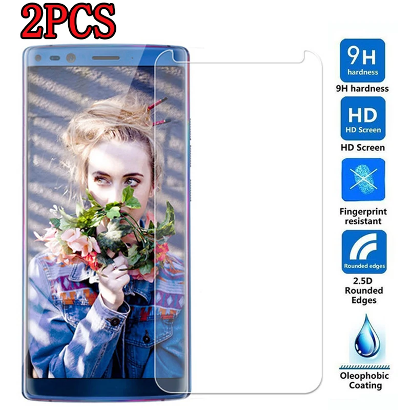 Закаленное стекло Для Doogee Mix 2 шт. защитная пленка 9H защита экрана