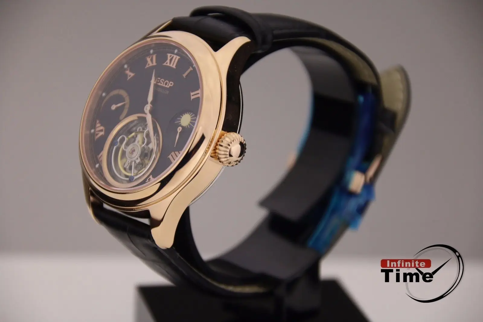 

70Hours Hi Beat Tourbillon Wrist Watch Mens Mechanical Luxury Business Dress 70Hours
