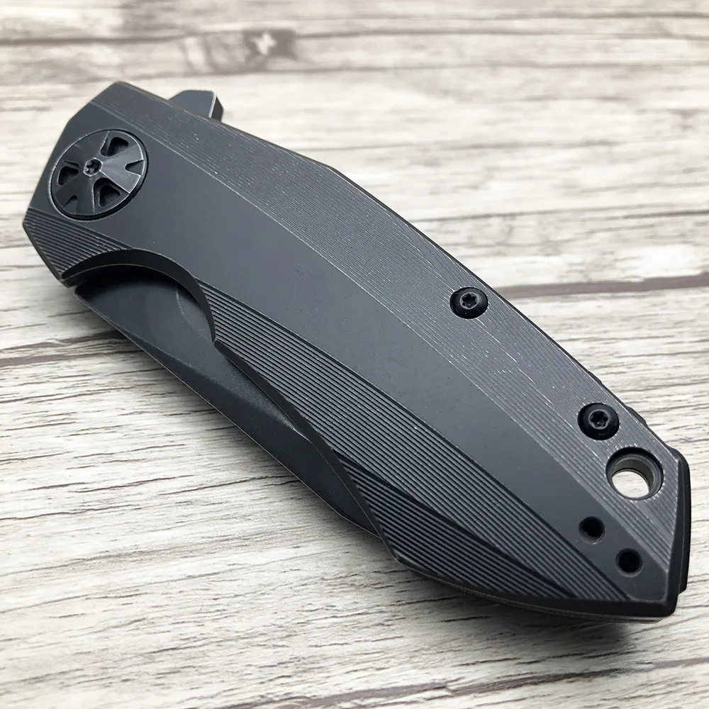 ZZSQ ZT 0456 0456BW складной титановый шарикоподшипник с ручкой Флиппер охотничий лагерь карманный инструмент для выживания EDC D2 лезвие инструмент нож