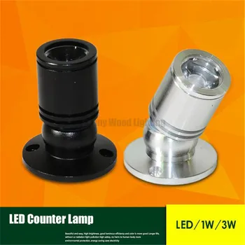 

Jewelry Cosmetics Counter surface mounted LED spotlights showcase cabinet lamp,window display lampada 1W/3W Driver flashlight