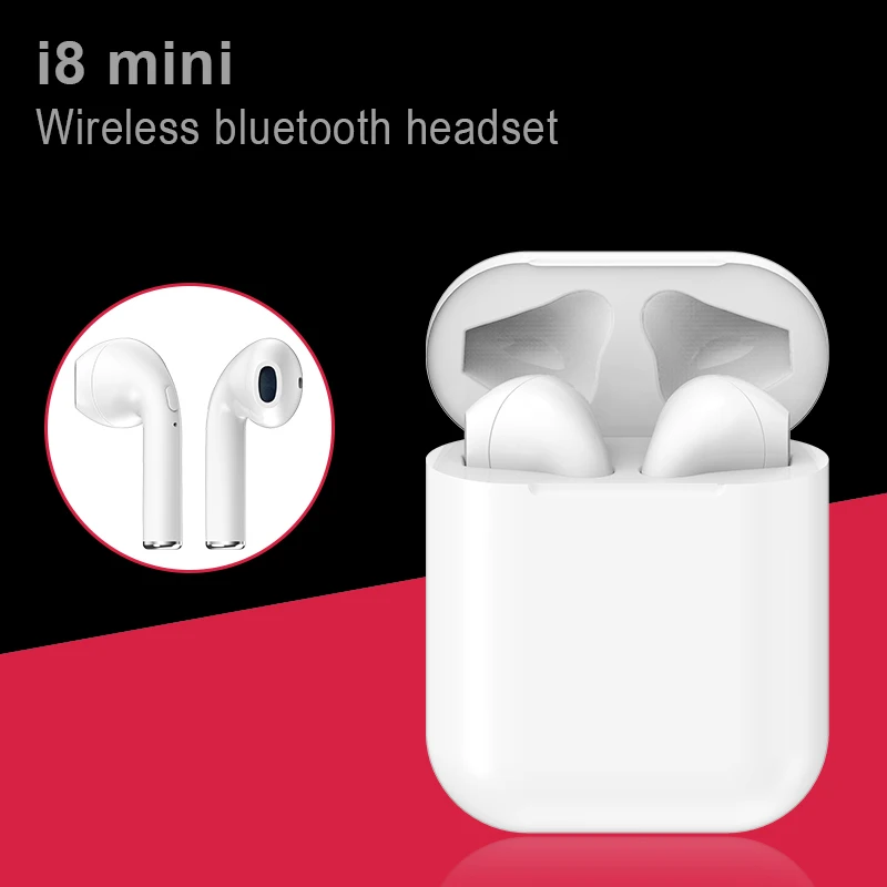 New i8 Mini TWS Wireless Bluetooth Earphone Stereo Earbuds Headset With Charging Box Mic for iPhone Xs Samsung S9 Xiaomi Huawei цена New i8 Mini TWS Wireless Bluetooth Earphone Stereo Earbuds Headset With Charging Box Mic for iPhone Xs Samsung S9 Xiaomi Huawei цены онлайн