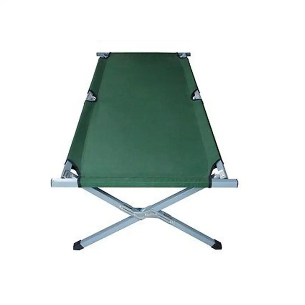 

New Portable Comfortable Folding Camping Cot With Carrying Bag Army Green Space-saving And Safety Durable Folding Camping Cot