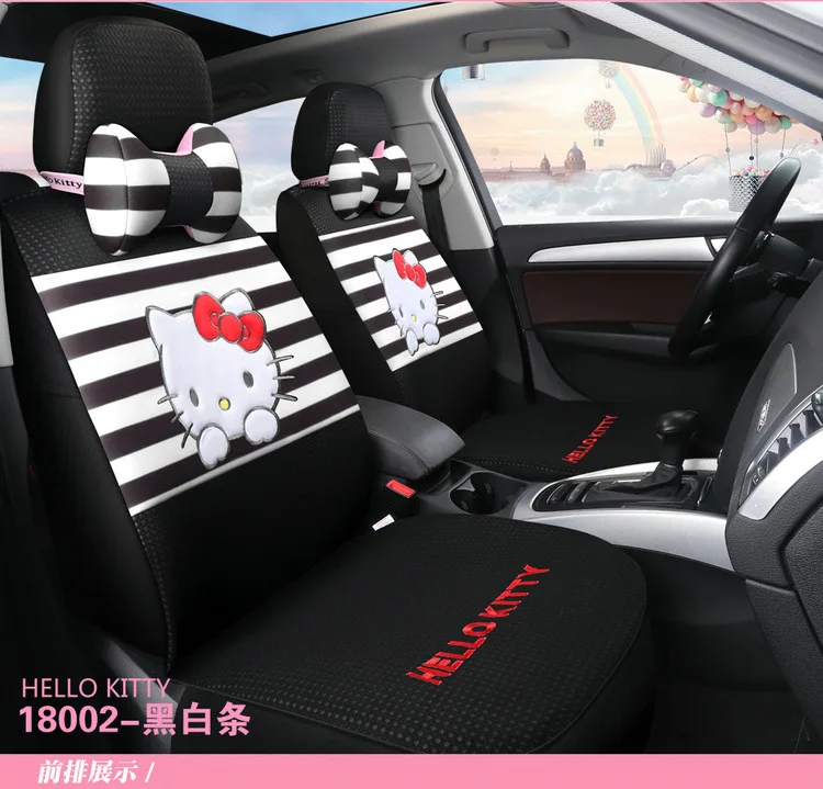 Модные милые автомобильные аксессуары hello kitty Decoracion Para Coches Asientos покрывало для автомобильного сиденья