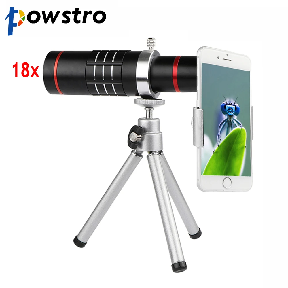 Powstro Mobile Phone Telescope 18X Optical Zoom Telescopes