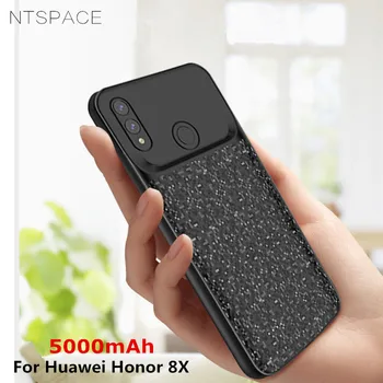 

NTSPACE 5000mAh Ultra Slim Battery Charger Cases For Huawei Honor 8X Power Bank Case External Battery Powerbank Charging Case