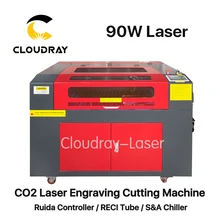 Cloudray 90W 6090 CO2 Laser Engraving Cutting Machine Engraver Cutter USB Port High Precise