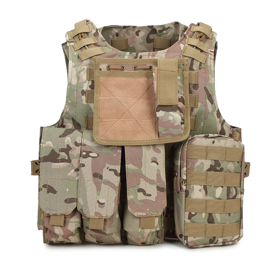 

Military Body Armor Plate Carrier Tactical Vest Hunting Vest Molle Mag Ammo Chest Rig Paintball Army Harness Outlife Tactical