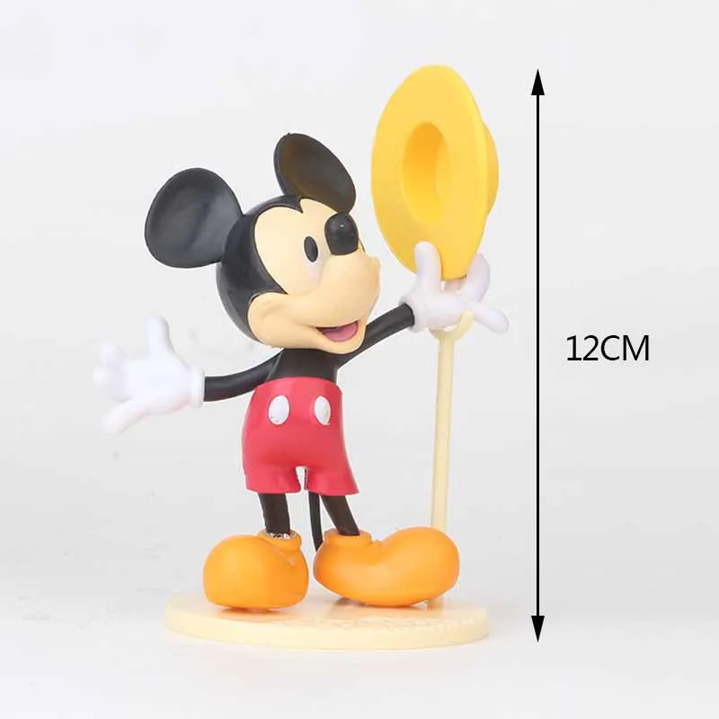 2018 disney 6 шт./компл. фигурки и игрушки Аниме окружающие детские Микки Минни Дональд