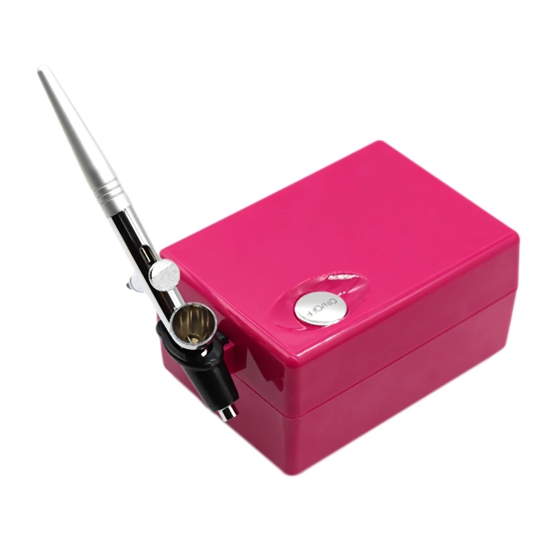 

Airbrush Compressor Kit Makeup Spray Tool For Needle Body Paint Nail Art Body Cake Toy Models With Air Compressor Gravity Eu P