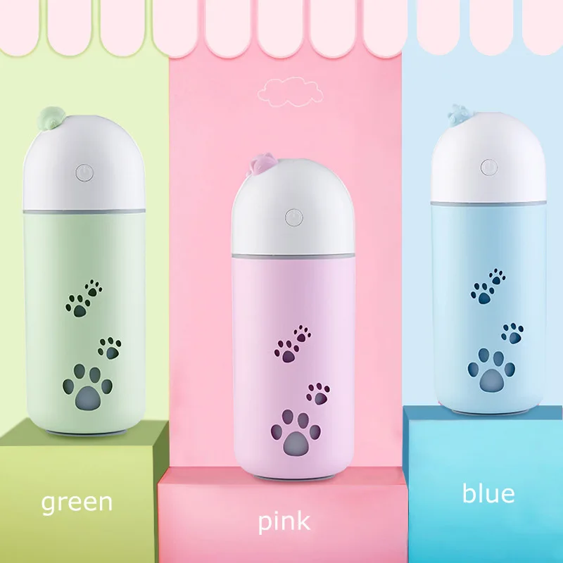 

Mini Portable Air Humidifiers USB Moisturizing Colorful Night Light Timing Diffuser For Home & Car & Office Air Purifier