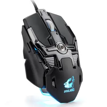 

V15 Professional Wired Gaming Mouse 7 Button 5500 DPI LED Optical USB Computer Mouse Gamer Mouse Silent Mause for PC r30