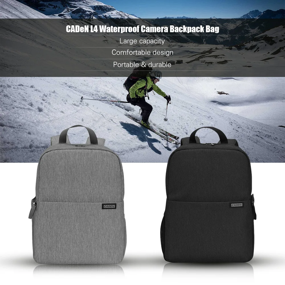 CADeN L4 водонепроницаемый рюкзак для камеры DSLR для Canon sony сумка дорожная сумка большая емкость ударопрочный