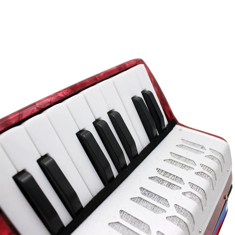 Высококачественный Мини 17-Key аккордеон прочный 8 басовый аккордеон обучающий музыкальный инструмент игрушка для любителей начинающих лучший подарок