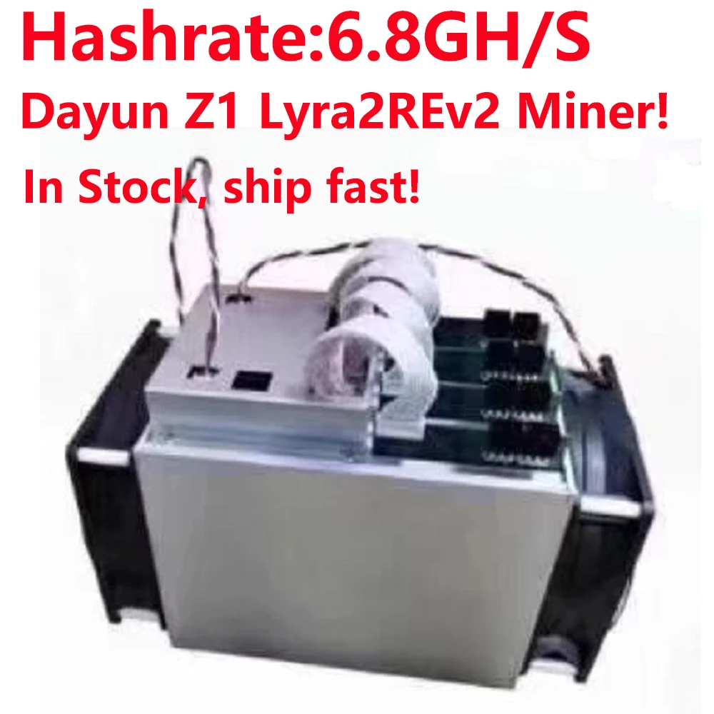 

In stock! Brand new Dayun mining Zig Z1 Lyra2REv2 algorithm 6.8GH/s 28nm ASIC miner Mining VTC MONA HANA ORE XVG STAK no PSU