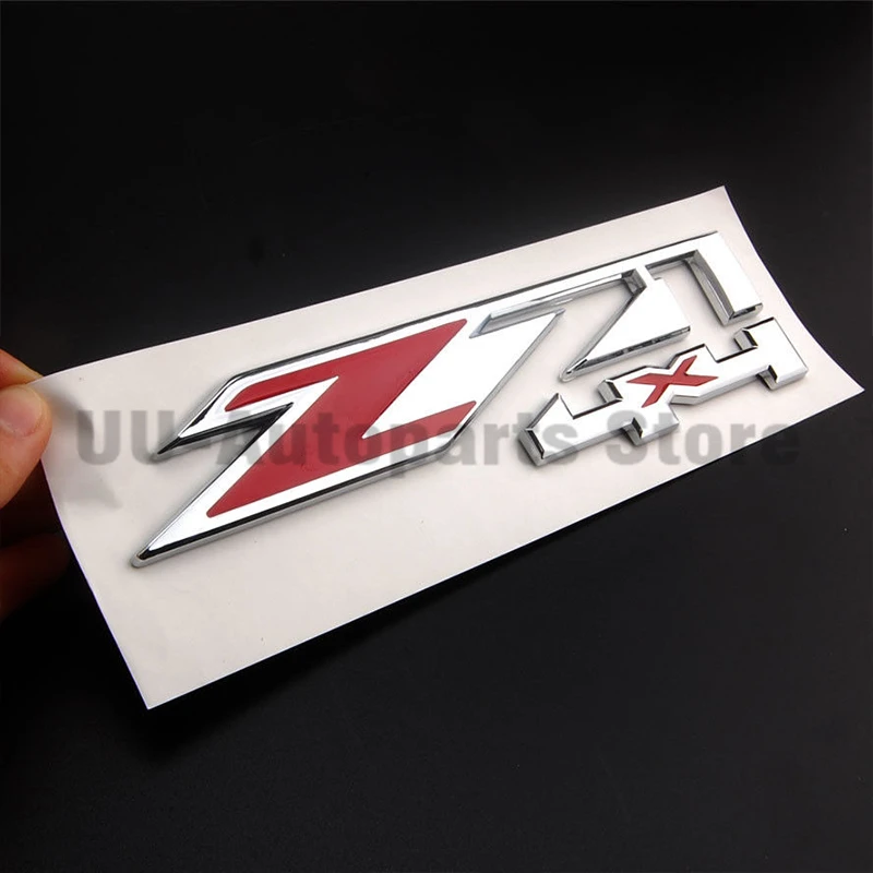 Z71 4x4 наклейка с эмблемой новый красный хром для Chevrolet Silverado GMC Sierra Tahoe Truck|car sticker|chrome