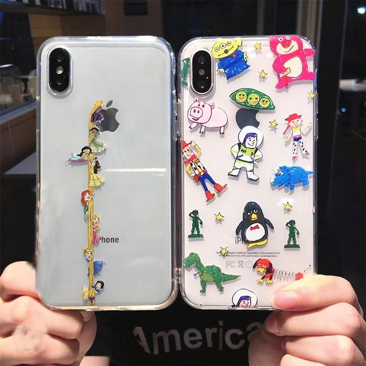 

Rapunzel Toy Story Cookie Monsters Clear Soft TPU Case for iPhone 11 Pro Max X XS XR 6 6S 7 8 Plus
