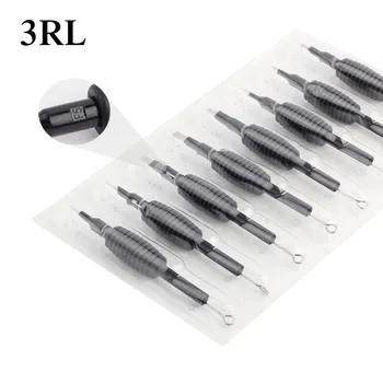 

YILONG 20 x Disposable Tattoo Grips Tube with Needles Assorted 3RL Size 3/4" (19mm) For Tattoo Gun Needles Ink Cups Grip Kits