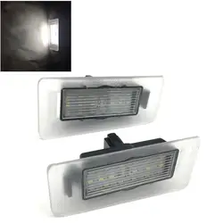 Пара замена сзади автомобиля светодио дный номерной знак света Белый лампы для hyundai Elantra 11-13 I30 для Kia Ceed/Cerato/Forte