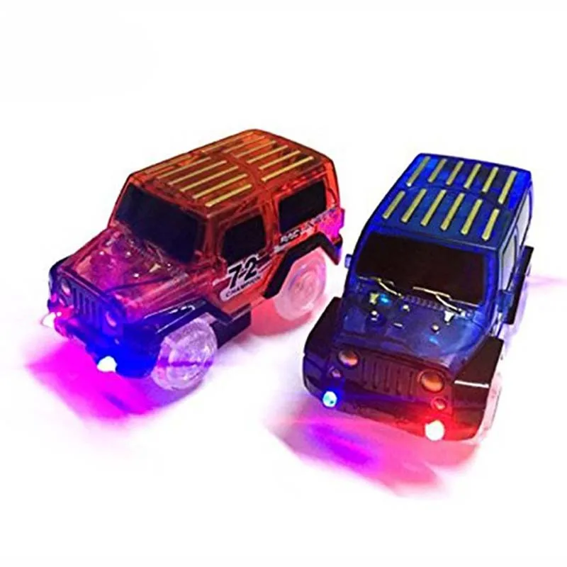 

Miraculous Magic Car Looping Race Run Large Glowing Race Track With Electric Kids Race Track Diy Flashing Toys For Children gift