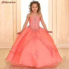 Кружевные Платья с цветочным узором для девочек на свадьбу; Вечерние Платья с цветочным узором для девочек; платья для первого причастия; нарядные платья для девочек на свадьбу