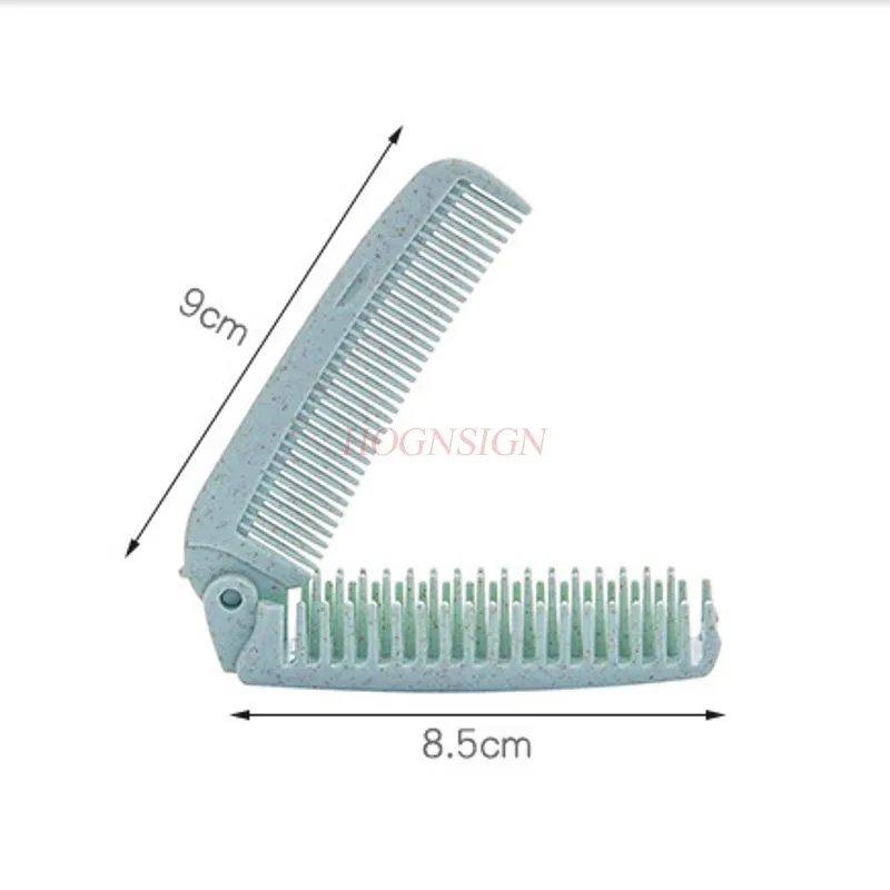 Travel Portable Folding Comb Wooden Combs Mini Cute Hairdressing Long Hair Massage Dense Tooth Home Hairbrush Hot Sale Sale mini positioning puncher wooden panel splicing embedded parts round wooden tenon punching locator 3 in 1 woodworking punch tools