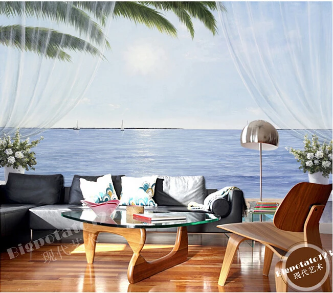 Get Art cool mur pour le theme de la plage Free HD
