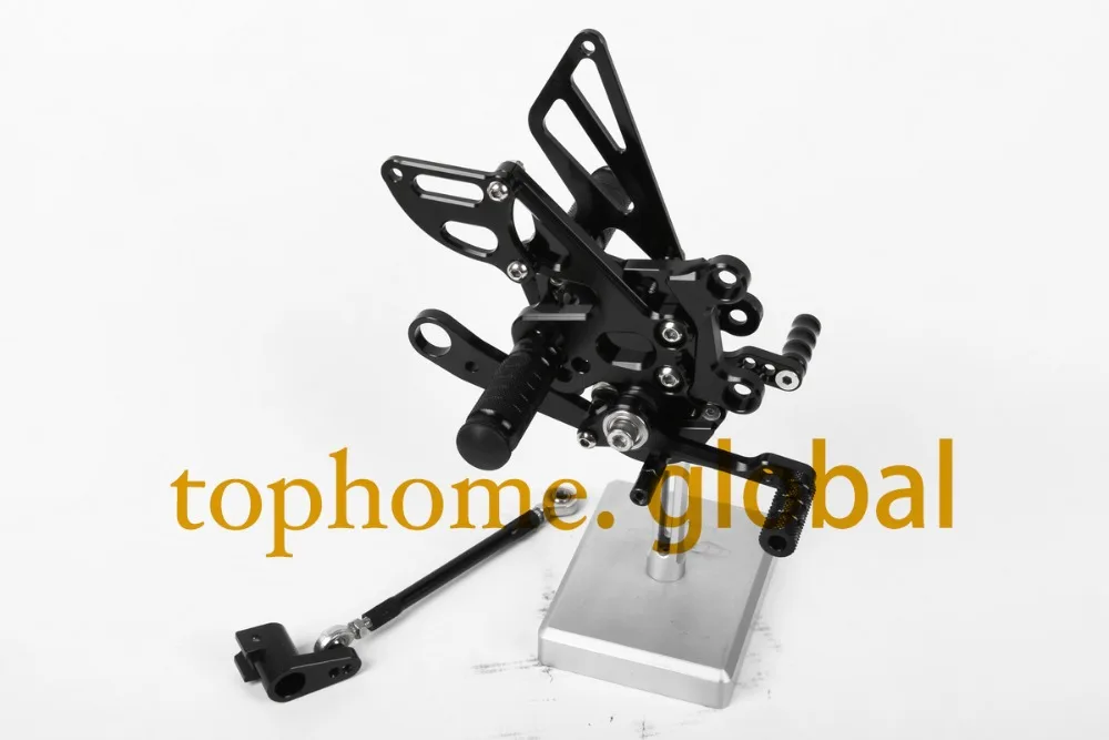 

For Aprilia RSV4 2009 - 2016 Motorcycle Parts Black CNC Rearsets Foot Pegs motorcycle 2010 2011 2012 2013 2014 2015