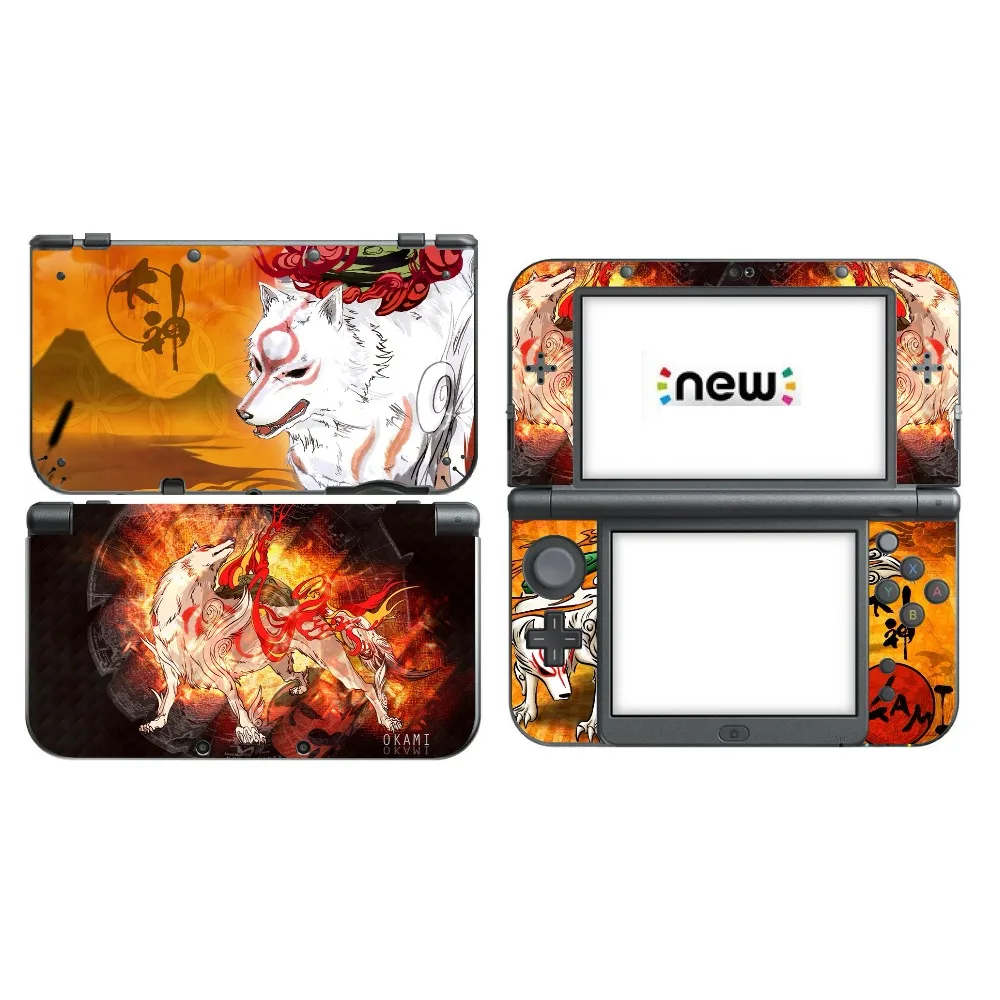 315 Okami Wolf высокий виниловый защитный стикер для Nintendo New 3DS XL LL скины стикеры s|protector