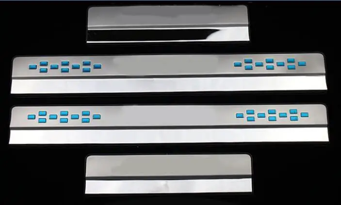 

Car Accessories For Toyota RAV4 RAV 4 2013 2014 2015 2016 2017 Stainless Steel Door Sill Protector Pedal Scuff Plate Cover 4Pcs
