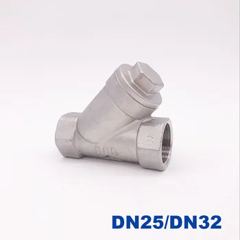 

High quality DN25 1 inch DN32 1-1/4 BSP Female Thread 201 304 Stainless Steel Inline Y type Filter Strainer 229 PSI