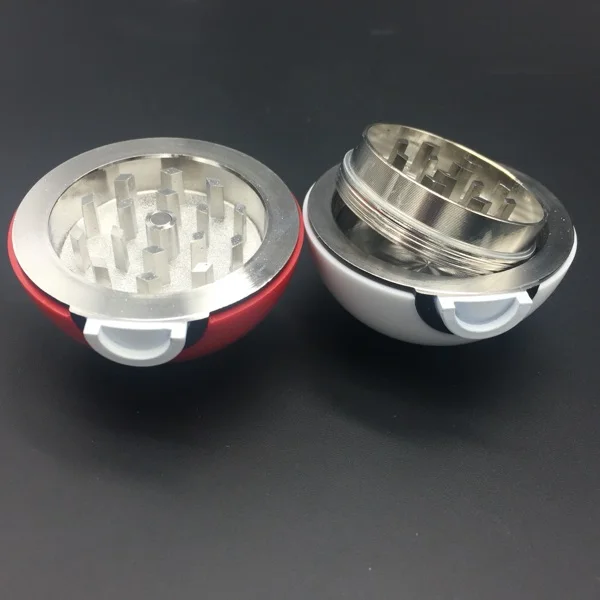 Новейшие 5 5*5 2 см брендовые алюминиевые травы Покемон Pokeball измельчитель табака