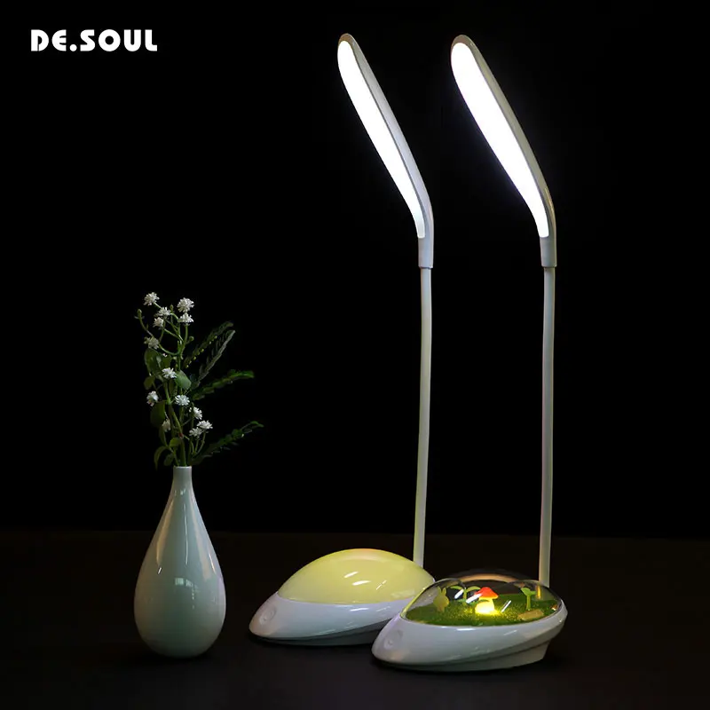 

DE.SOUL Desk Lamps LED Bed Reading Book Light Desk Lamp USB Charging Table Lamp Desk Lamps Led Table Light Table Touch 3 Modes